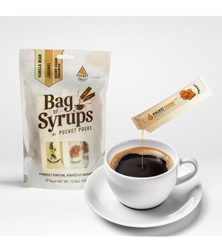 Amazon.com: Single Serving Syrup Packets, Sugar Free Variety Pack